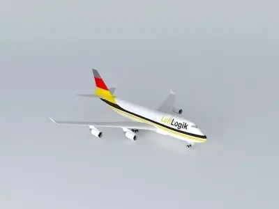 LuftLogik Boeing 747-400f Free 3D model