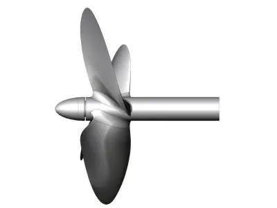 3 BLADE PROPELLER-NURBS 3D model