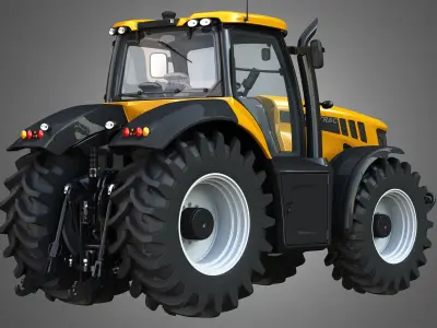 JCB Fastrac 8000 Tractor 3D model