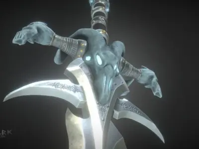 Frostmourne sword of lord 3D model