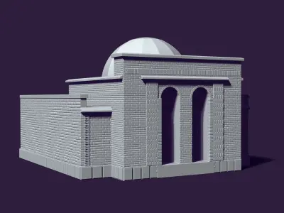 Mausoleum of Muslim Turkic peoples 3D print model
