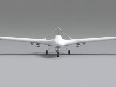 laos Game Military Drone Low-poly 3D model