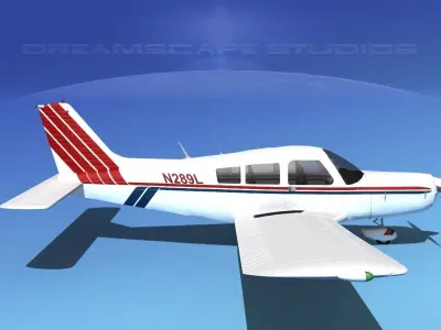 Piper PA-28-235 Cherokee  V17 3D model