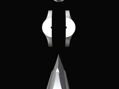 Riptide Sword High-Quality 3D Model Inspired by Percy Jackson 3D print model