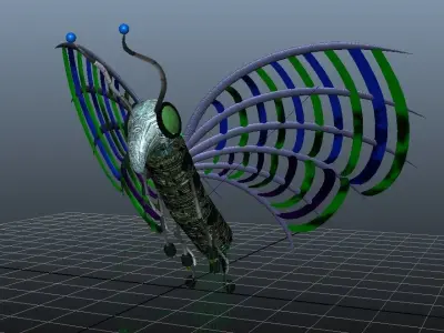Butterfly Robot Batterifly 3D model