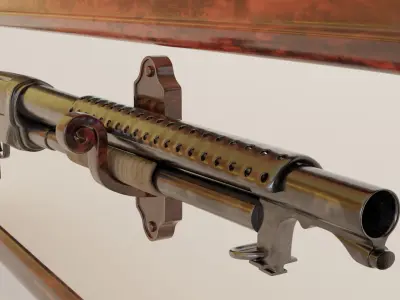 winchester m12 3D model