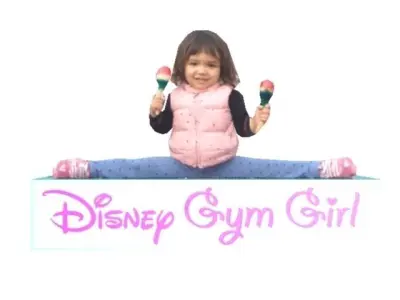 Disney Gym Girl Paper Cut Out Low-poly 3D model