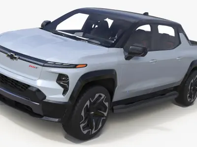 Chevrolet Silverado EV 2024 Gray 3D model