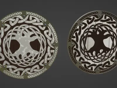 Viking Shield - Jotunheim 3D model
