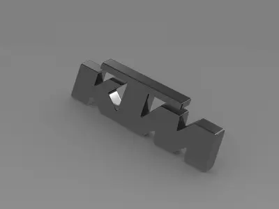 KTM Logo 3D model
