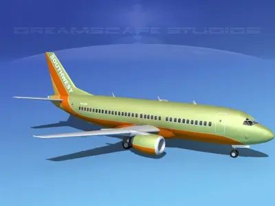Boeing 737-300 Southwest Airlines 2 3D model