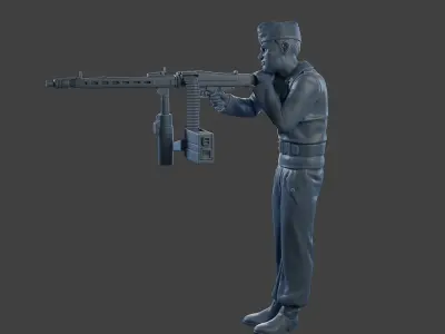 German Tank Crew unit ww2 GTC2 001 3D print model