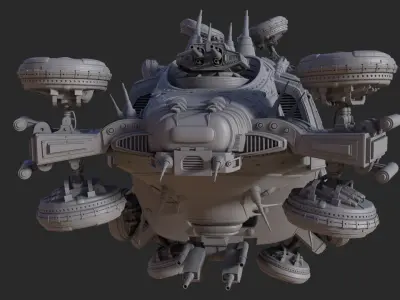 Matrix Airship  3D model