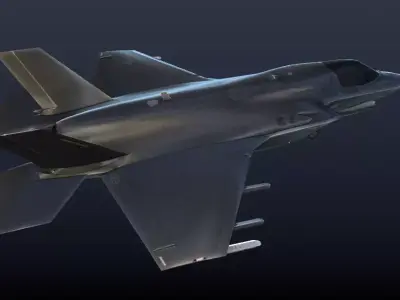 F-35 Lightning II Low-poly 3D model