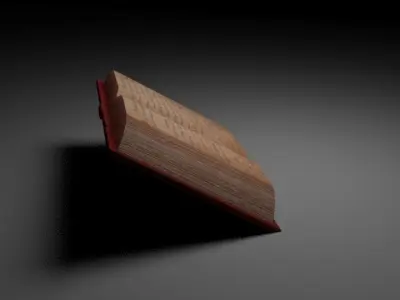 open book Free 3D model purchase