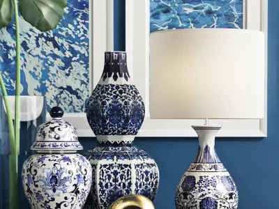 Williams-Sonoma Home Decor set 3D model