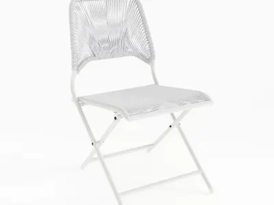 Fisher Patio Folding Chair 3D model