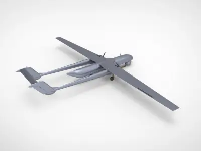 TAI Anka Turkish Drone UAV 3D model
