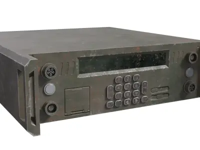 Military Device 03 - Low Poly Game Ready Low-poly 3D model