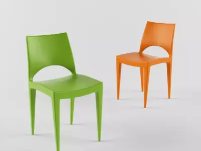 Chair Rusia Free 3D model