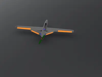 Unmanned Aerial Vehicle 3D print model