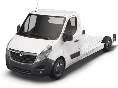 Vauxhall Movano FWD LL35 L3H1 Platform Cab 2014 3D model