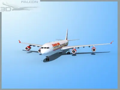 Falcon3D A340-600 Canada 3000 3D model