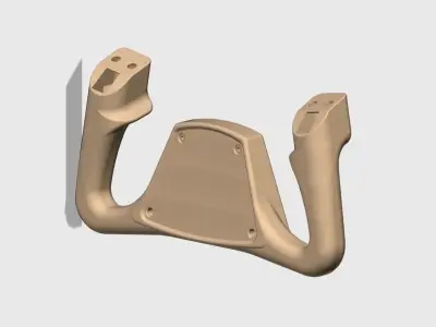 Beechcraft Flight Simulator Yoke Version 2 3D print model