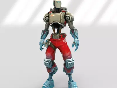 AIM skin from Fortnite 3D model