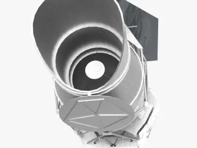 WFIRST 3D spacecraft Low-poly 3D model