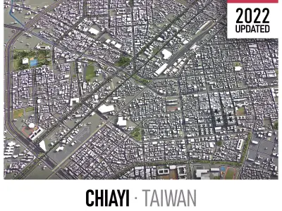 Chiayi Low-poly 3D model