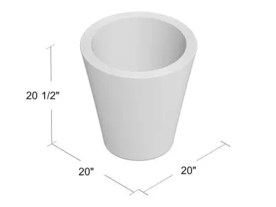Barbara Outdoor Pot Planter Free 3D model