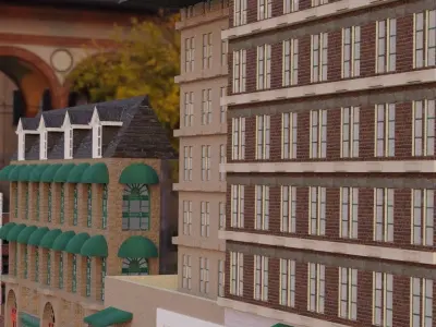 Buildings 3D Assets free download Free 3D model