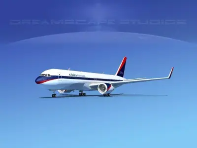Boeing 767-300 Delta 2 3D model