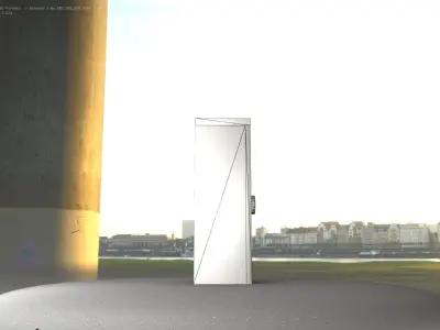 Electrical Distribution Cabinet 102 Low-poly 3D model