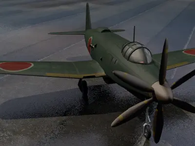 Yokosuka R2Y1 Keuin 3D model