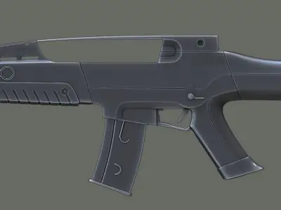 xm8 machine-gun 3D model
