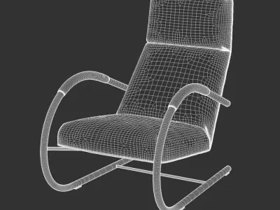  Replica Label Van Den Berg Poise Armchair Model, Black 