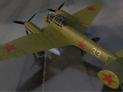 Yakovlev Yak-2 3D model