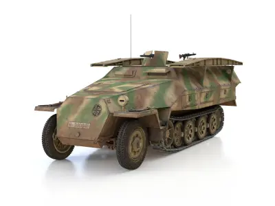 SDKFZ 251 Ausf D - Assault Engineer Vehicle - 542 3D model