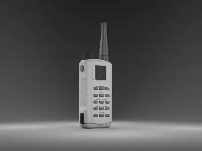 Transceiver walkie talkie 3D model