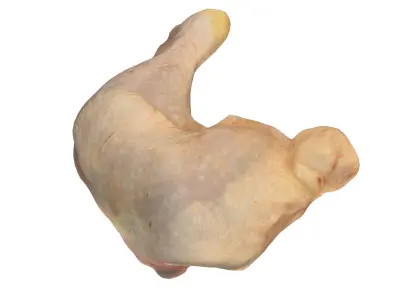 Photoscan Photogrammetry Chicken Leg Thigh Food 4k 3D model