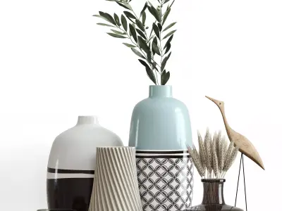 Decorative set 3D model