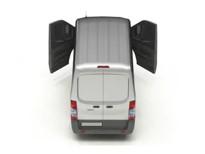 van Car 2-V5 Free low-poly 3D model