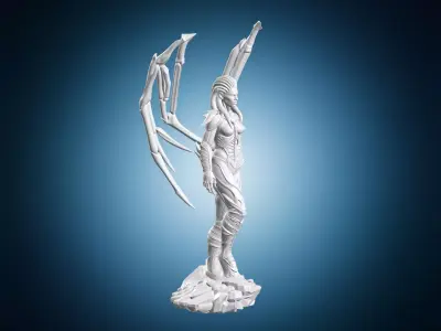 Sarah Kerrigan Statue 3D print model