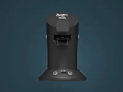 Philips Senseo Coffee Maker - Blender 3D Model Low-poly 3D model