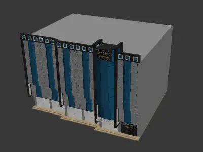 Medical Center Building 3D model