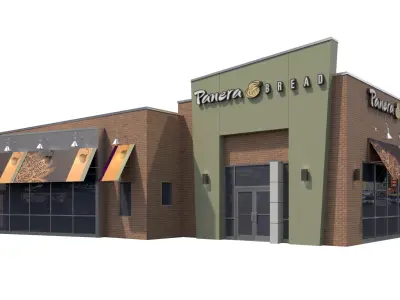 Retail-024 Panera Bread 3D model