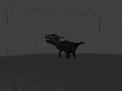 TRI reptile dinosaur 3D model