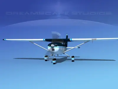 Cessna 172 Skyhawk 1967 V05 3D model